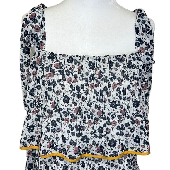Tularosa - “Gloria” Tiered Flounce Dress in “Malibu Floral” - Size L, Multi - Picture 12 of 16